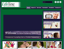 Tablet Screenshot of lifelinecounselingcenter.org